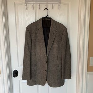 Brooks Brothers houndstooth camel hair sport coat